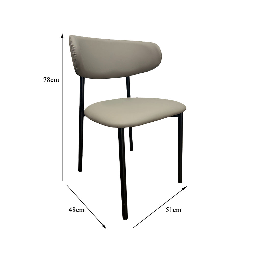 Cadeira Alba com Pés de Aço