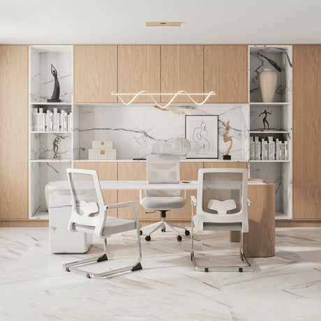 Cadeira de Atendimento Ávila com Base Cromada