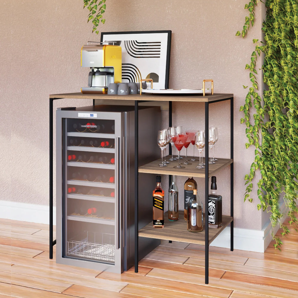 Bancada Gourmet para Frigobar com Prateleiras 90,5LX53,5PX90A