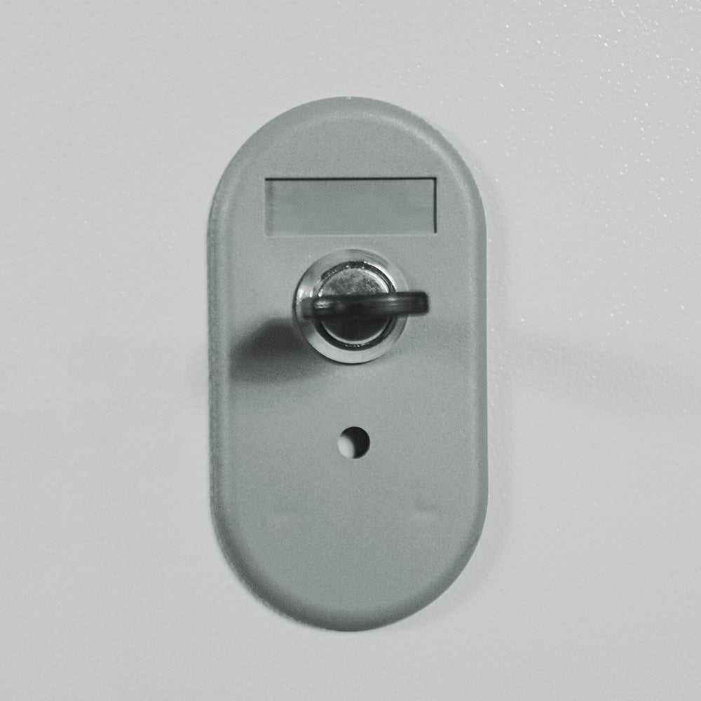 Armário de Aço A-120 com 4 prateleiras reguláveis 198cm x 120cm x 40cm - W3 Smart