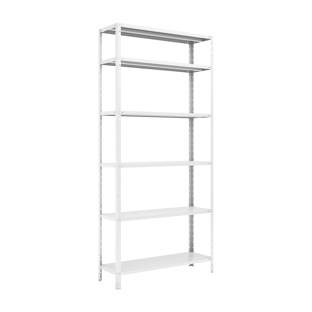 Estante de aço Leve Com 6 Prateleiras EDS-300 198cm x 90cm x 30cm Cores - W3 Smart