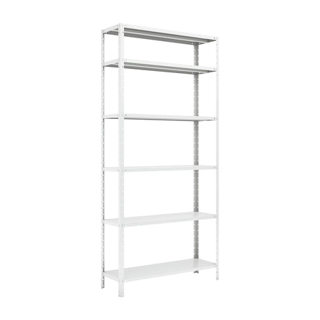 Estante de aço Leve Com 6 Prateleiras EDS-300 198cm x 90cm x 30cm Cores - W3 Smart