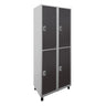 Roupeiro de Aço com 4 vãos grandes Cores 190CM X 64,4 X 35CM - W3