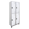 Roupeiro de Aço com 4 vãos grandes Cores 190CM X 64,4 X 35CM - W3