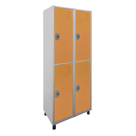 Roupeiro de Aço com 4 vãos grandes Cores 190CM X 64,4 X 35CM - W3