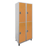 Roupeiro de Aço com 4 vãos grandes Cores 190CM X 64,4 X 35CM - W3