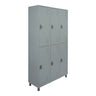 Roupeiro de Aço com 06 vãos grandes 190CM X 96,6 CM X 35CM - W3 Smart