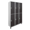 Roupeiro de Aço com 6 vãos grandes Cores 190CM X 96,6CM X 35CM - W3