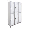Roupeiro de Aço com 6 vãos grandes Cores 190CM X 96,6CM X 35CM - W3