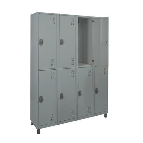 Roupeiro de Aço com 08 vãos grandes 190CM X 128,8CM X 35CM - W3 Smart