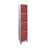 Roupeiro de Aço com 4 vãos pequenos Cores 190CM X 32,2CM X 35CM - W3