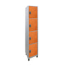 Roupeiro de Aço com 4 vãos pequenos Cores 190CM X 32,2CM X 35CM - W3
