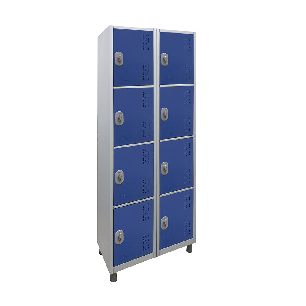 Roupeiro de Aço com 8 vãos pequenos Cores 190CM X 64,4CM X 35CM - W3