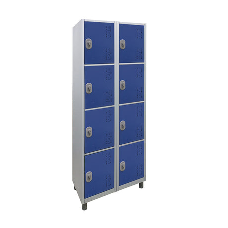 Roupeiro de Aço com 8 vãos pequenos Cores 190CM X 64,4CM X 35CM - W3
