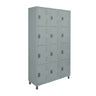 Roupeiro de Aço com 12 vãos pequenos 190CM x 96,6CM x 35CM - W3 Smart