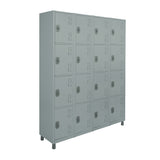 Roupeiro de Aço com 16 vãos pequenos 190CM X 128,8CM X 35CM - W3 Smart