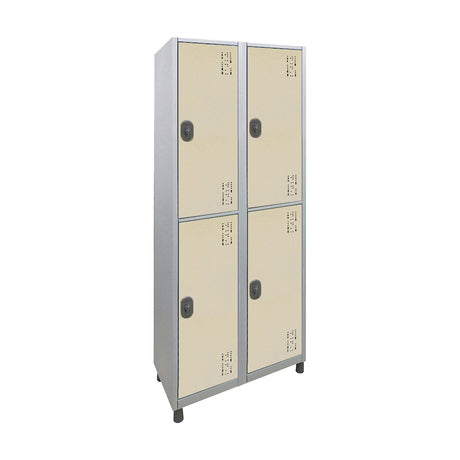 Roupeiro de Aço com 4 vãos grandes Cores 190CM X 64,4 X 35CM - W3
