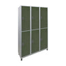 Roupeiro de Aço com 6 vãos grandes Cores 190CM X 96,6CM X 35CM - W3
