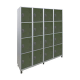 Roupeiro de Aço com 16 vãos pequenos Cores 190CM X 128,8CM X 35CM - W3