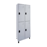 Roupeiro de Aço com 04 vãos grandes 184,5CM X 64,4CM X 35CM - W3 POP
