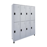 Roupeiro de Aço com 08 vãos grandes 184,5CM X 128,8CM X 35CM - W3 POP