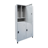 Roupeiro de Aço Insalubre com 04 vãos grandes 190CM X 101,6CM X 42CM - W3 POP