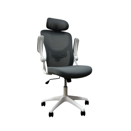 Cadeira de escritório presidente Atlas com base Branca