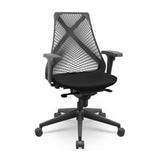 Cadeira de Escritório Diretor Ergonômica Encosto em Tela e Base Syncron Paris
