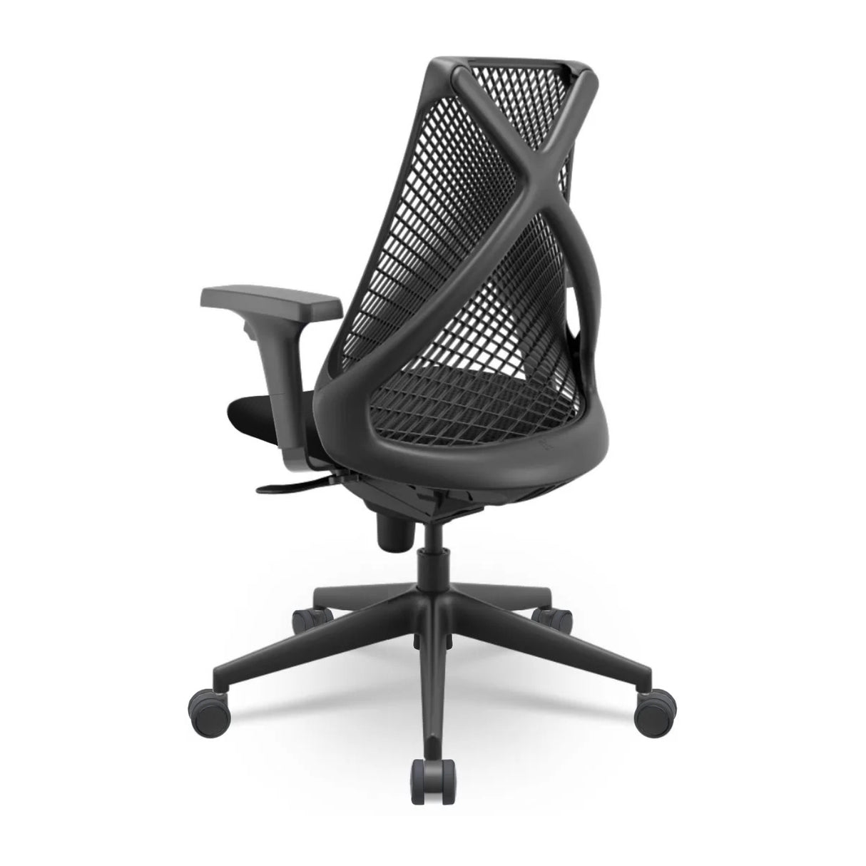 Cadeira de Escritório Diretor Ergonômica Encosto em Tela e Base Syncron Paris
