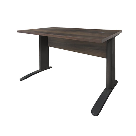 Mesa de Escritório 160cm Pé Metálico Preto - SM Petro 30mm - 73AX160LX70P