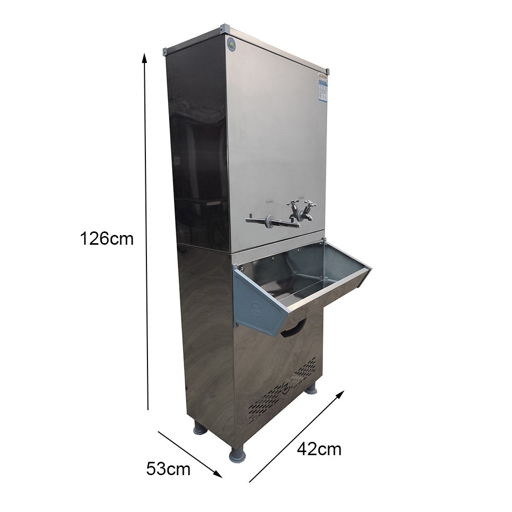 Resfriador 25 Litros inox 1 torneira + 1 jato 127V - Nozon