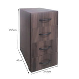 Gaveteiro fixo com 4 gavetas - SM Fênix - 75,5AX31,5LX45P