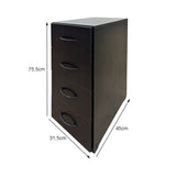 Gaveteiro fixo com 4 gavetas - SM Fênix - 75,5AX31,5LX45P