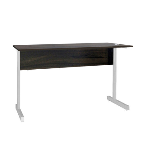 Mesa de Escritório Secretária Pé Metálico sem Gaveta com 1 passa fio - SM Super Light 15MM - 74AX115LX60P