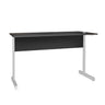 Mesa de Escritório Digitador Pé Metálico sem Gaveta com 1 passa fio - SM Super Light 15MM - 74AX90LX60P
