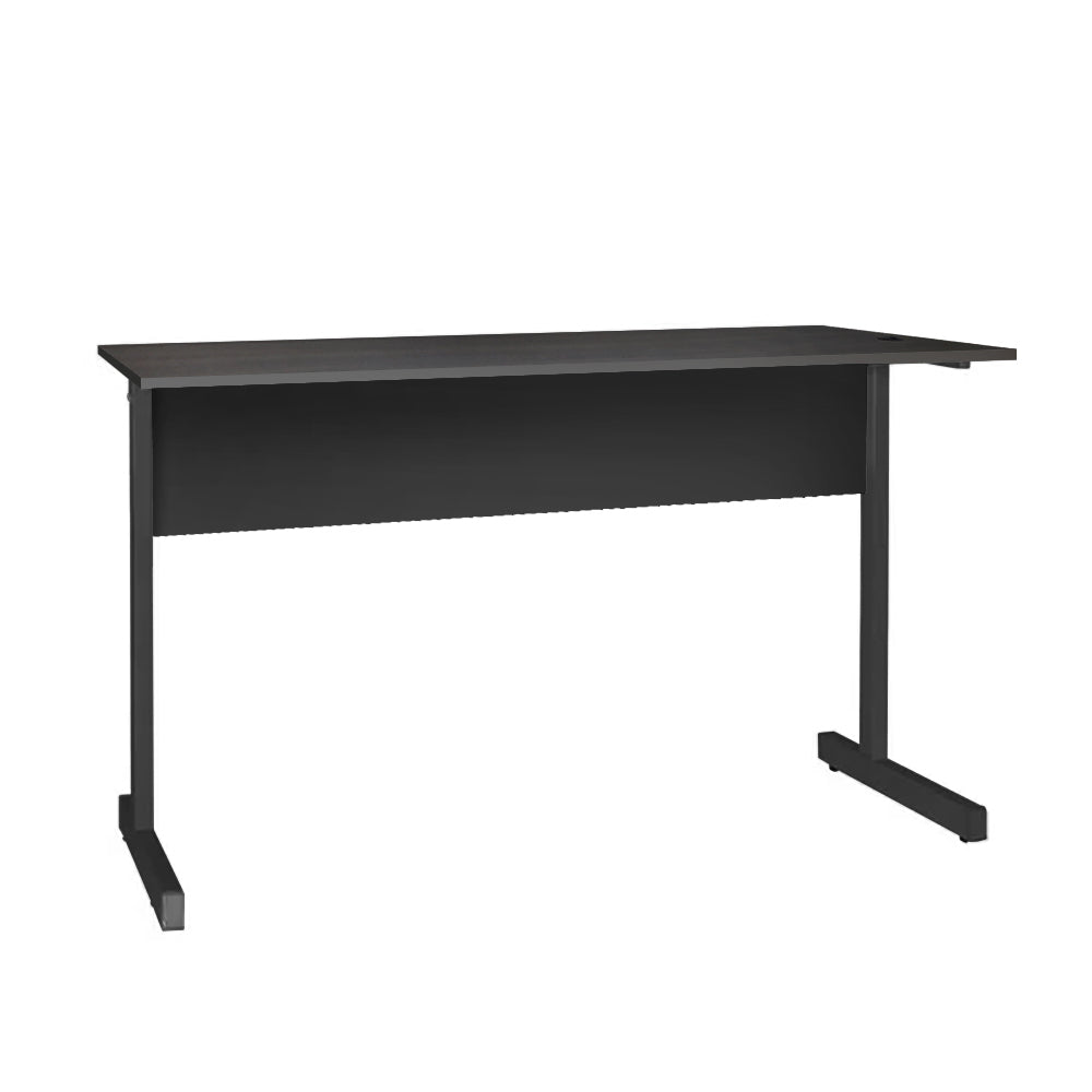 Mesa de Escritório Secretária Pé Metálico sem Gaveta com 1 passa fio - SM Super Light 15MM - 74AX115LX60P