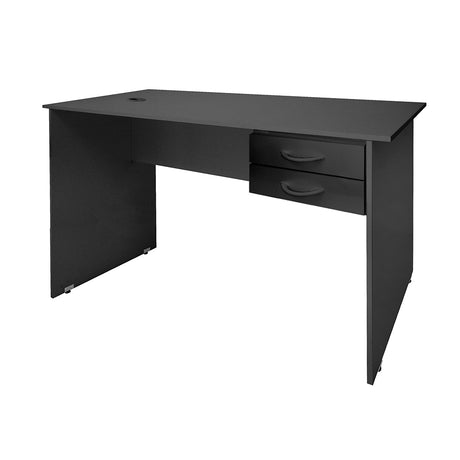 Mesa de Escritório 115cm Pé Painel Com 2 Gavetas - SM Super Light 15mm - 71AX115LX60P