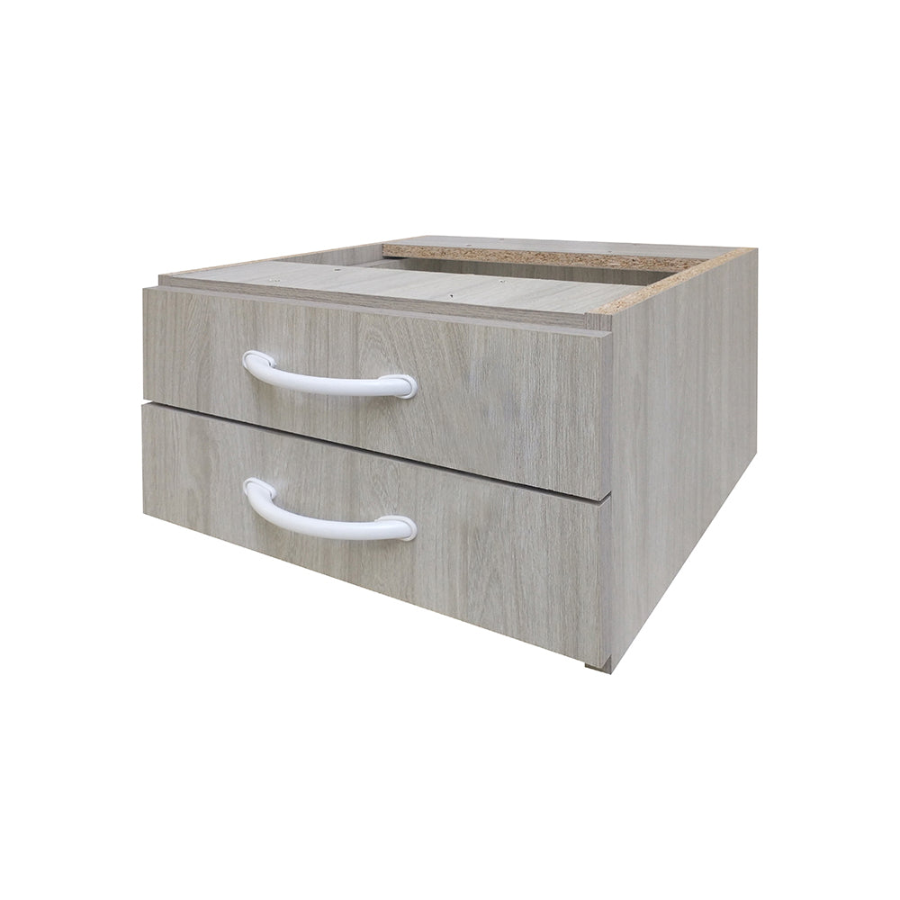 Mesa de Escritório 115cm Pé Metálico Com 2 Gavetas - SM Super Light 15MM - 74AX115LX60P