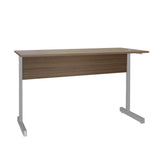 Mesa de Escritório 155cm Pé Metálico sem Gaveta com 1 passa fio - SM Super Light 15MM - 74AX155LX60P