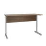 Mesa de Escritório 155cm Pé Metálico sem Gaveta com 1 passa fio - SM Super Light 15MM - 74AX155LX60P