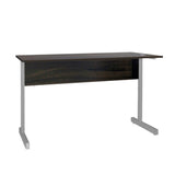 Mesa de Escritório 90cm Pé Metálico sem Gaveta com 1 passa fio - SM Super Light 15MM - 74AX90LX60P