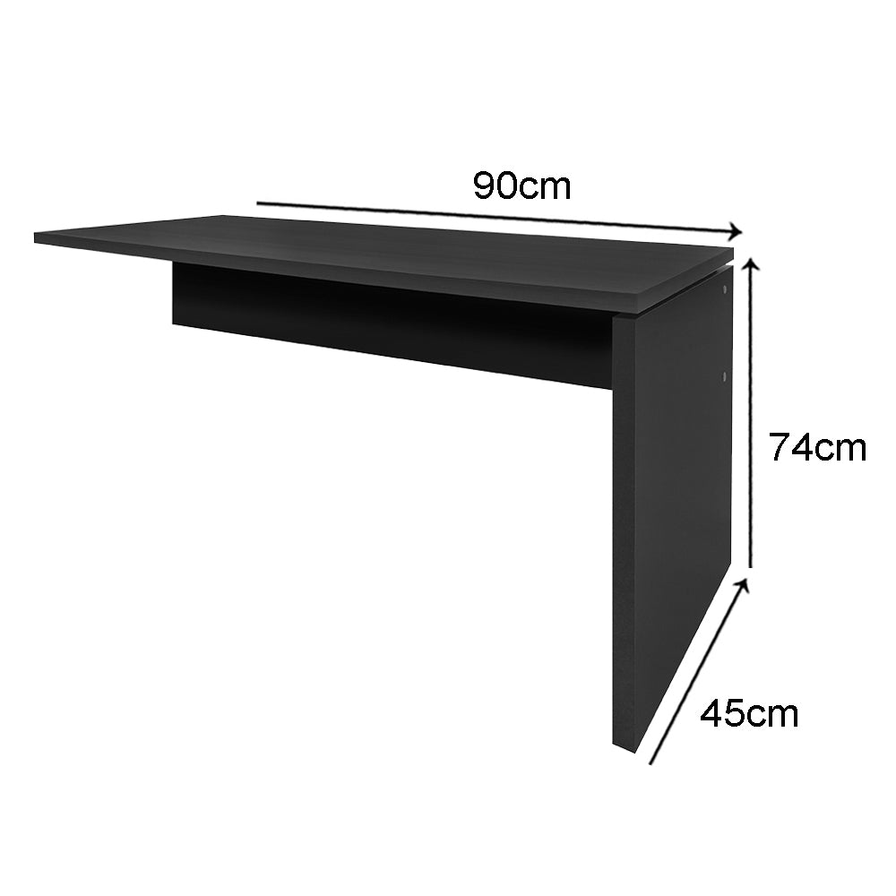 Mesa de Escritório Auxiliar Pé Painel - Sm Delta - 74Ax90Lx45P