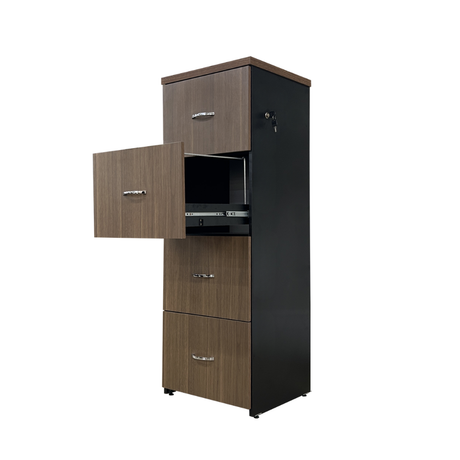 Arquivo para pasta suspensa com 4 gavetas com corrediças telescópicas - SM Alfa BP 141Ax50Lx46P