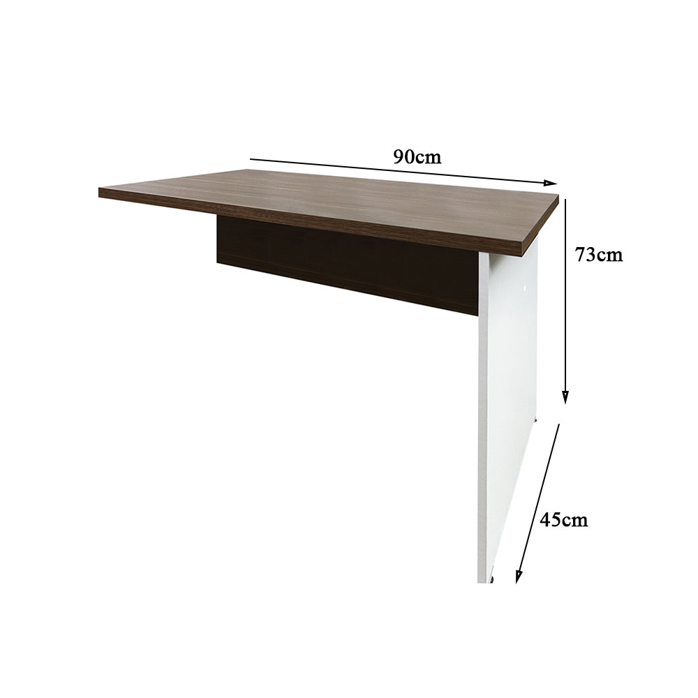 Mesa de Escritório Auxiliar Pé Painel - SM Alfa BP - 73AX90LX45P