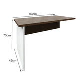 MESA DE ESCRITÓRIO AUXILIAR PÉ PAINEL - SM ALFA BP - 73AX90LX45P