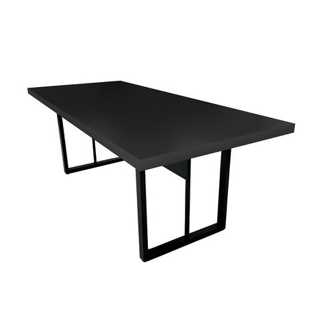 Mesa de Reunião Retangular Com Pé Metálico - SM Prime - 74Ax200Lx90P