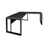 Mesa de Escritório Executiva em "L" Pé Metálico - Sm Prime - 76Ax120Lx150P