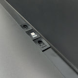 Kit com 2 Mesas Plataforma Dupla de 120Lx135P com régua de conectividade e painel divisor em MDP - SM Prime - 76Ax120Lx135P
