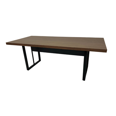 Mesa de Reunião Retangular Com Pé Metálico - SM Prime - 74Ax200Lx90P
