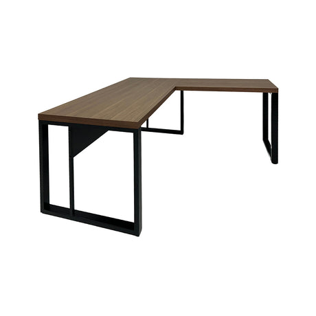 Mesa de Escritório Executiva em "L" Pé Metálico - Sm Prime - 76Ax120Lx150P
